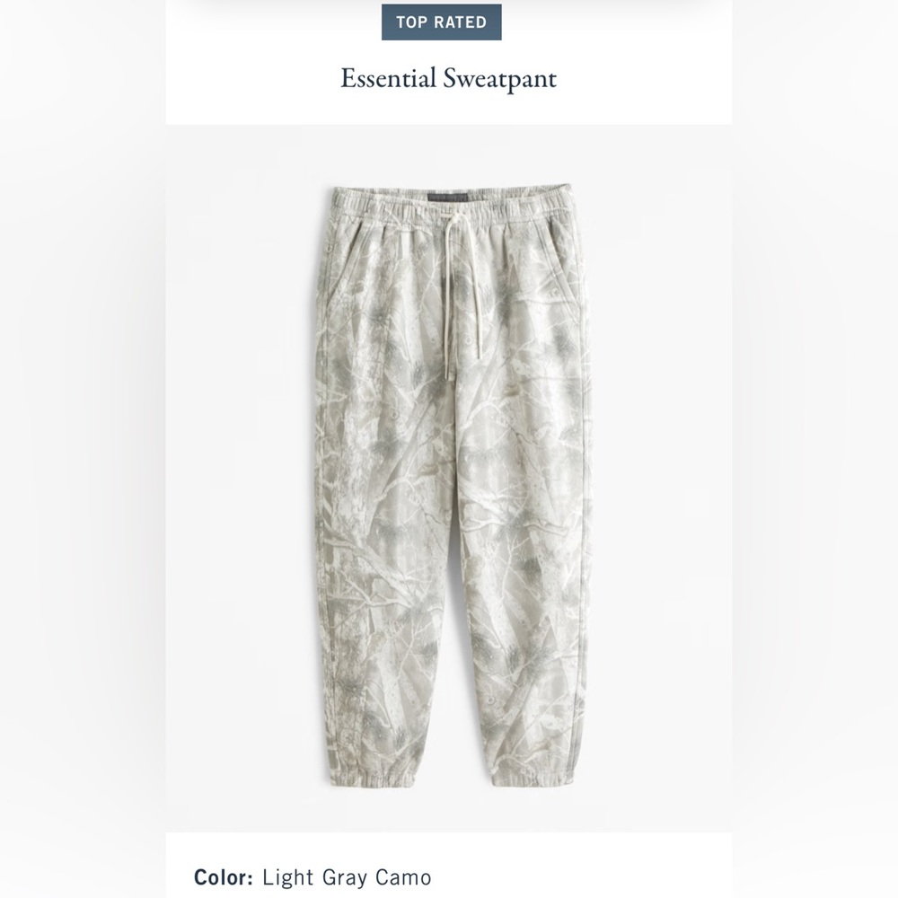Abercrombie & Fitch Camo sweatpants
